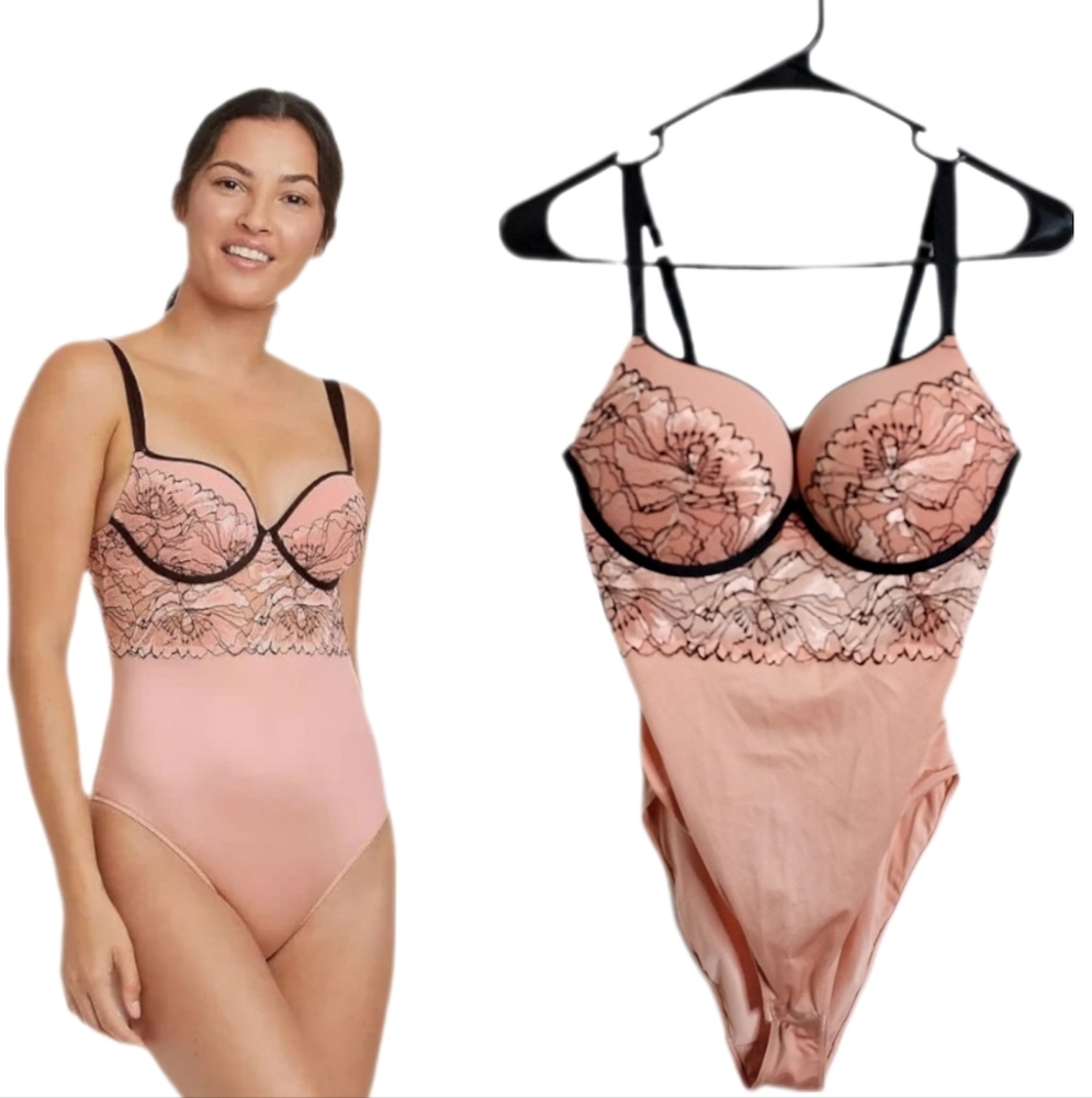 NWT Auden Pushup Bodysuit Lingerie